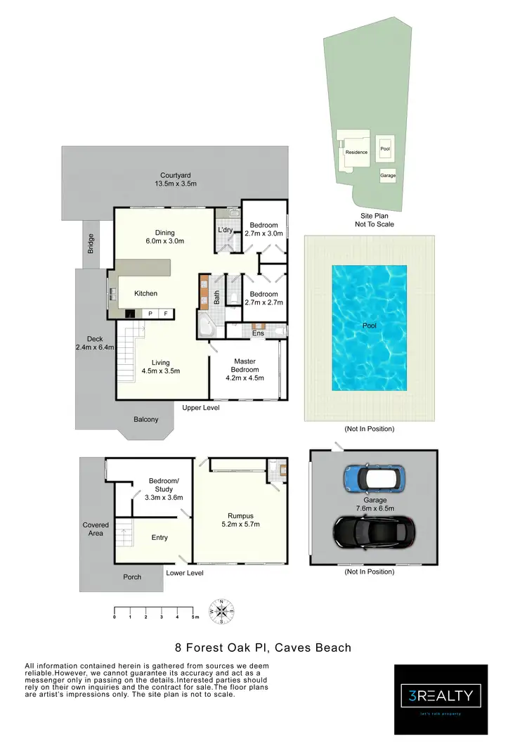 Floorplan of Homely house listing, 8 Forest Oak Place, Caves Beach NSW 2281