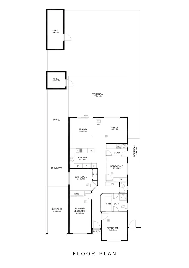 Floorplan of Homely house listing, 25 Bristol Terrace, Oakden SA 5086