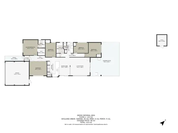 Floorplan of Homely house listing, 410 Railway Parade, Beckenham WA 6107