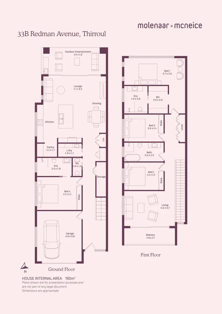 Floorplan of Homely semi-detached listing, 33B Redman Avenue, Thirroul NSW 2515