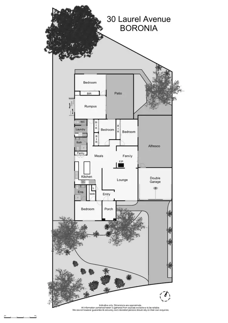 Floorplan of Homely house listing, 30 Laurel Avenue, Boronia VIC 3155