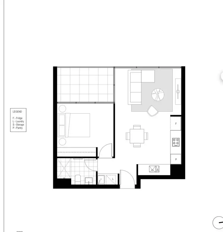 Floorplan of Homely apartment listing, 118/351 Northbourne Avenue, Lyneham ACT 2602
