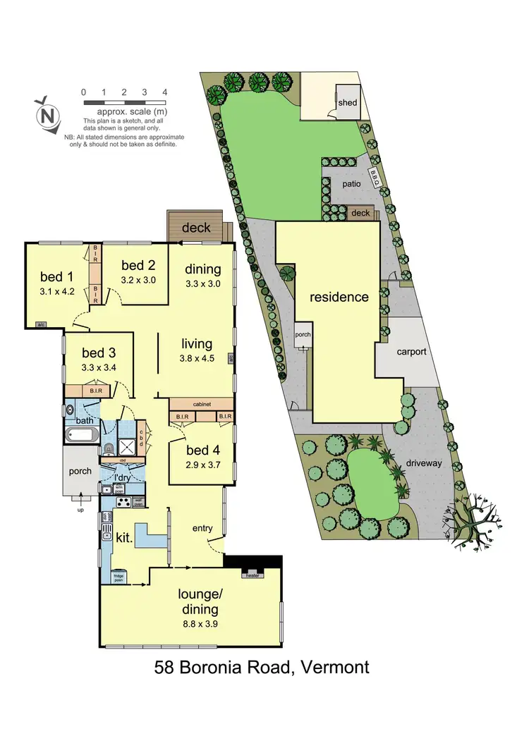 Floorplan of Homely house listing, 58 Boronia Road, Vermont VIC 3133