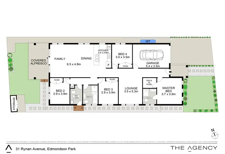 Floorplan of Homely house listing, 31 Rynan Avenue, Edmondson Park NSW 2174