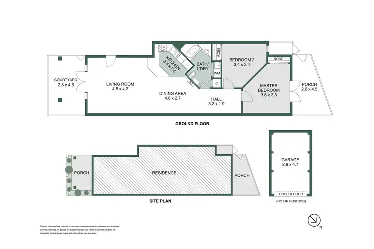 Floorplan of Homely apartment listing, 2/33 Princes Street, Port Melbourne VIC 3207