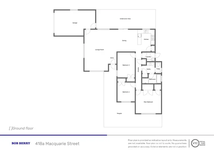 Floorplan of Homely house listing, 418A Macquarie Street, Dubbo NSW 2830