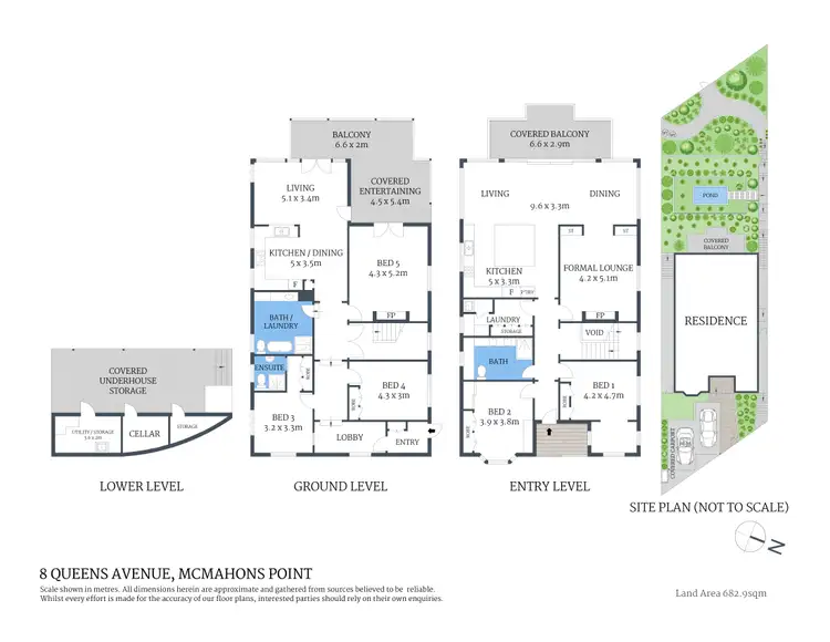 Floorplan of Homely house listing, 8 Queens Avenue, Mcmahons Point NSW 2060