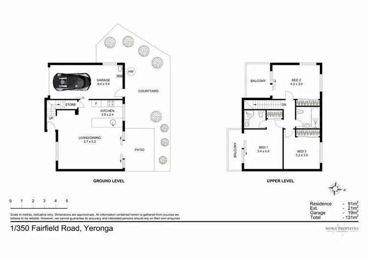 Floorplan of Homely townhouse listing, 1/350 Fairfield Road, Yeronga QLD 4104