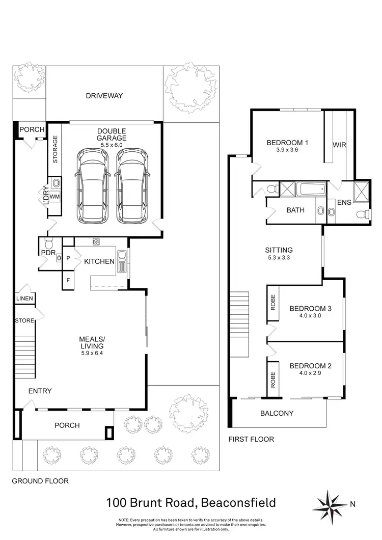Floorplan of Homely house listing, 100 Brunt Road, Beaconsfield VIC 3807