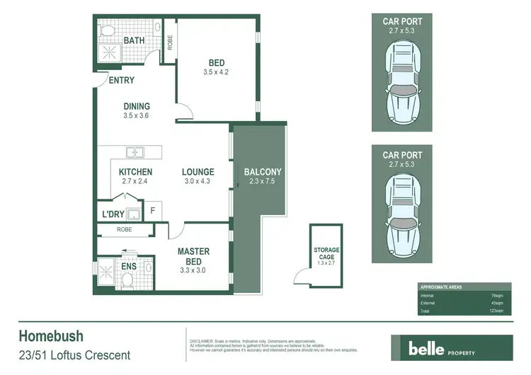 Floorplan of Homely apartment listing, 23/51-53 Loftus Crescent, Homebush NSW 2140