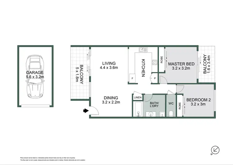 Floorplan of Homely apartment listing, 2/161 Junction Road, Clayfield QLD 4011