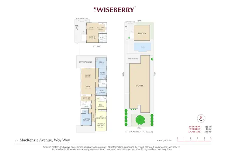 Floorplan of Homely house listing, 44 MacKenzie Avenue, Woy Woy NSW 2256