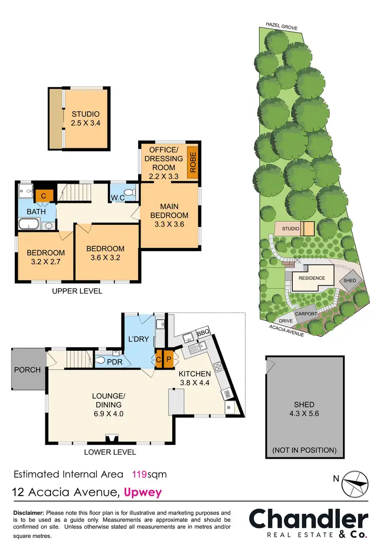 Floorplan of Homely house listing, 12 Acacia Avenue, Tecoma VIC 3160