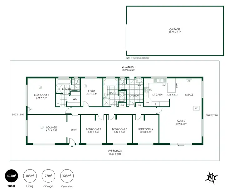 Floorplan of Homely rural property listing, 143 Leslie Road, Lenswood SA 5240