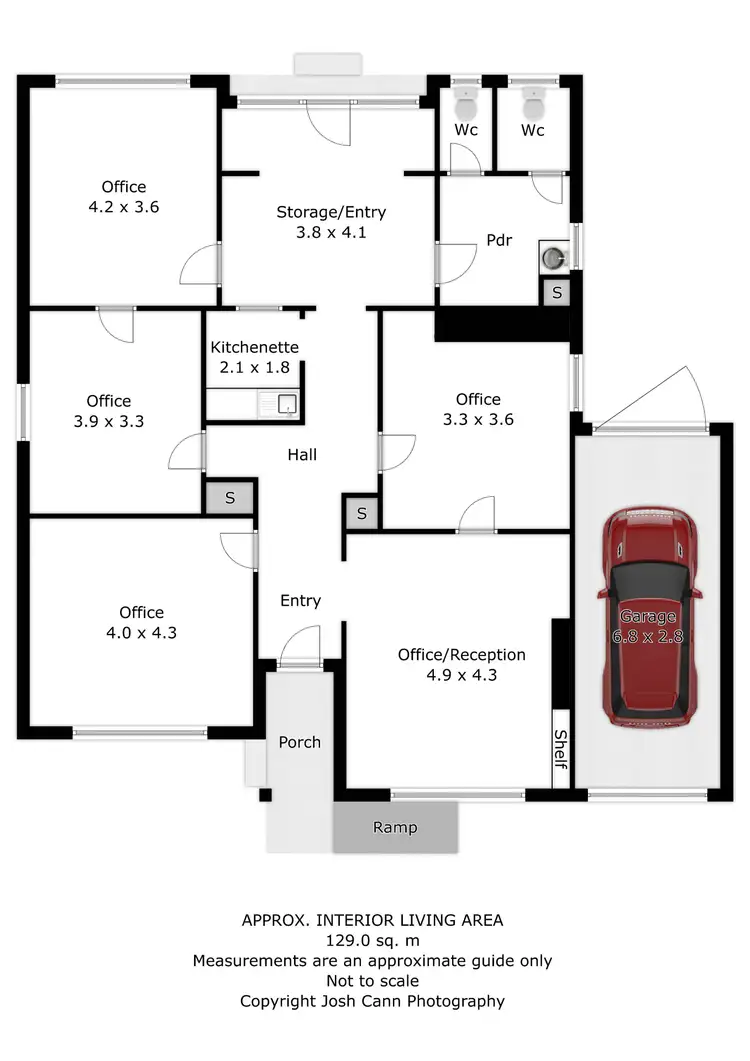 Floorplan of Homely house listing, 176 Lawrence Street, Wodonga VIC 3690