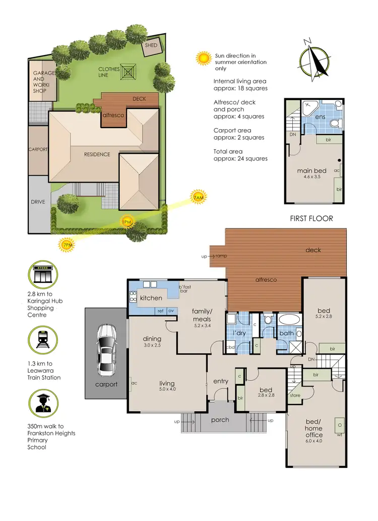 Floorplan of Homely house listing, 6 Barwon Avenue, Frankston VIC 3199
