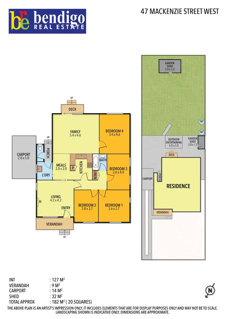 Floorplan of Homely house listing, 47 MacKenzie Street West, Golden Square VIC 3555
