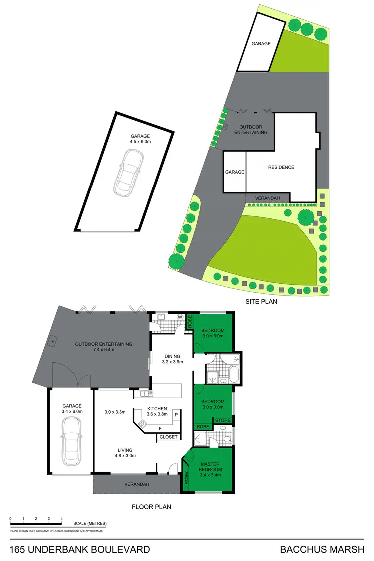 Floorplan of Homely house listing, 165 Underbank Boulevard, Bacchus Marsh VIC 3340