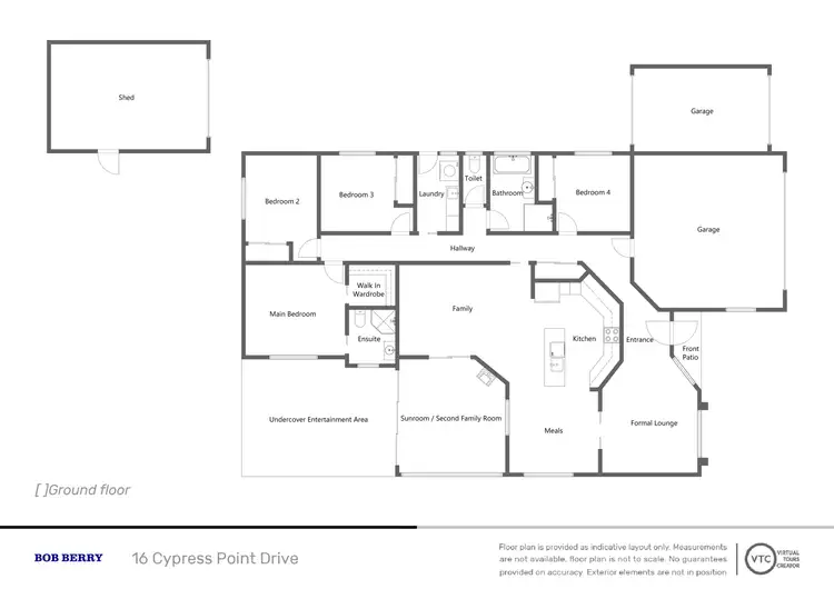 Floorplan of Homely house listing, 16 Cypress Point Drive, Dubbo NSW 2830
