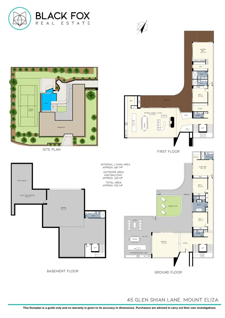 Floorplan of Homely land listing, 45a Glen Shian Lane, Mount Eliza VIC 3930