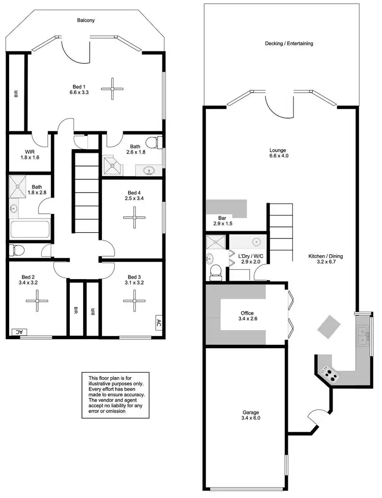 Floorplan of Homely townhouse listing, 1/16 South Point Drive, Port Lincoln SA 5606
