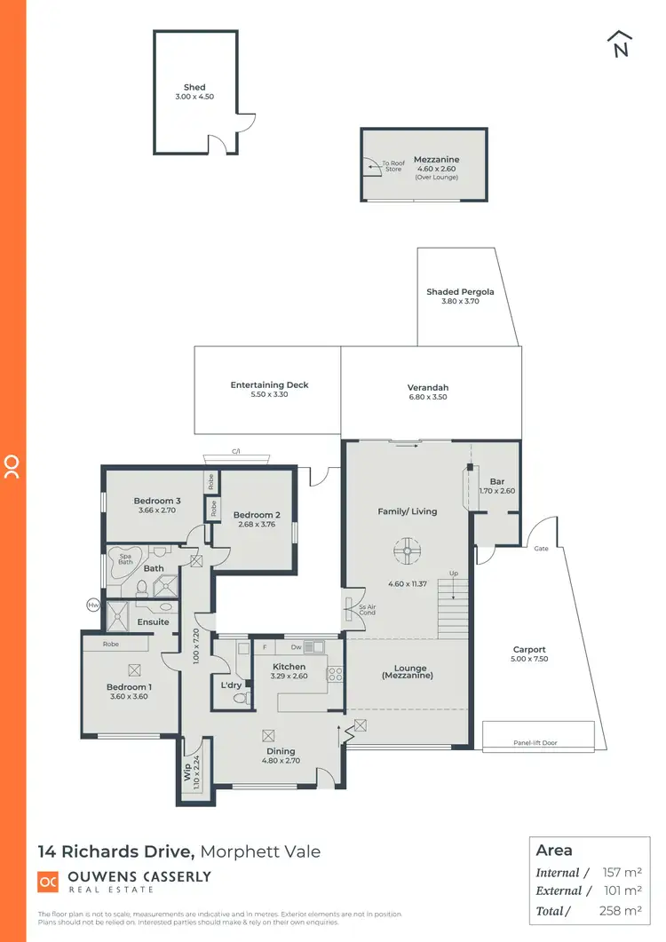 Floorplan of Homely house listing, 14 Richards Drive, Morphett Vale SA 5162