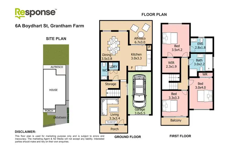 Floorplan of Homely house listing, 6B Boydhart Street, Grantham Farm NSW 2765