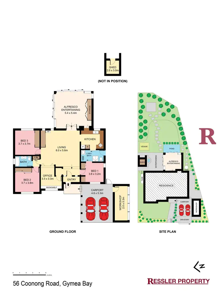 Floorplan of Homely house listing, 56 Coonong Road, Gymea Bay NSW 2227