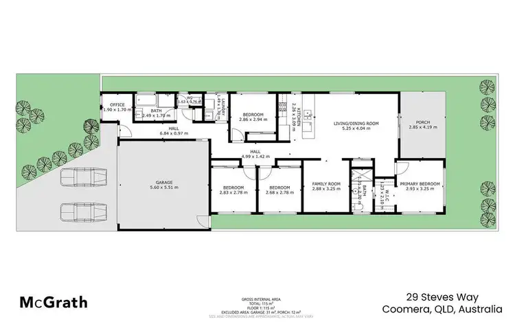 Floorplan of Homely house listing, 29 Steves Way, Coomera QLD 4209