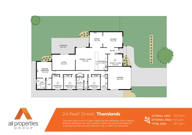 Floorplan of Homely house listing, 24 Reef Street, Thornlands QLD 4164