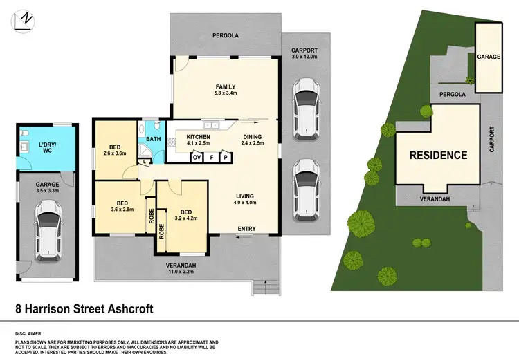 Floorplan of Homely house listing, 8 Harrison Street, Ashcroft NSW 2168