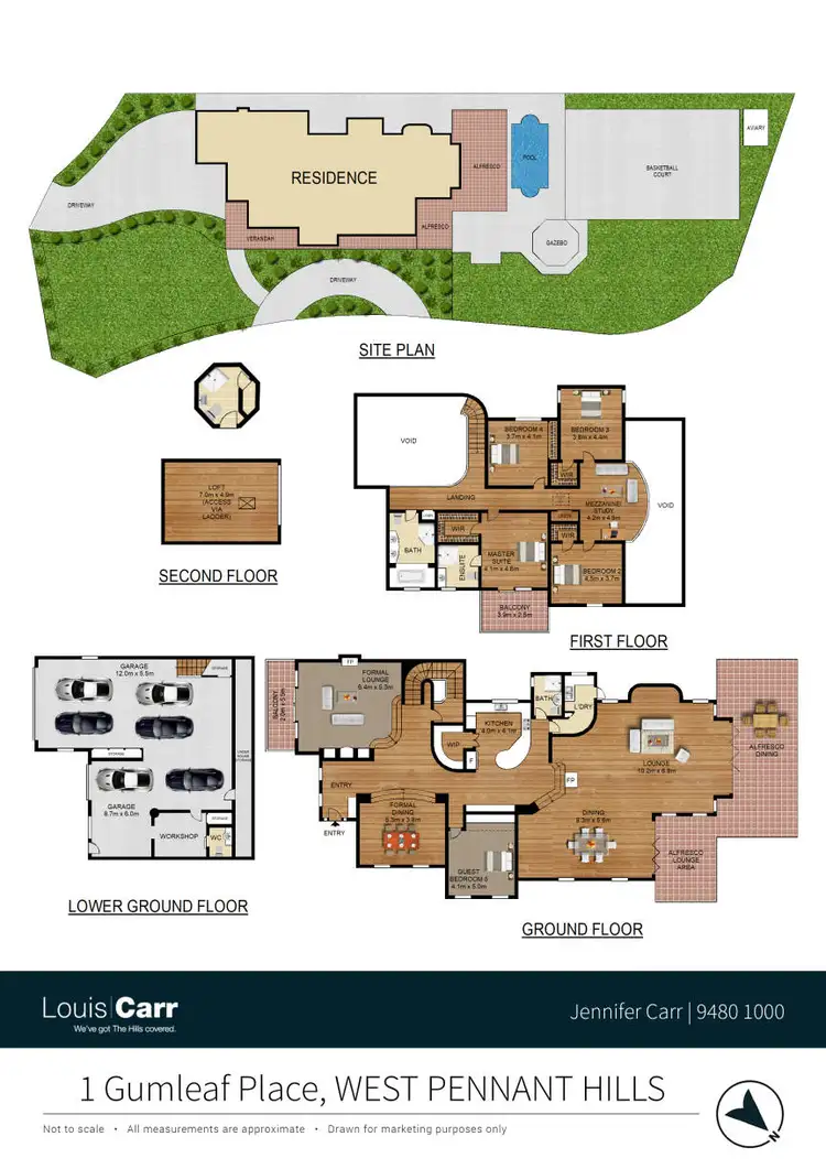 Floorplan of Homely house listing, 1 Gumleaf Place, West Pennant Hills NSW 2125