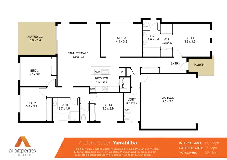 Floorplan of Homely house listing, 7 Leland Street, Yarrabilba QLD 4207