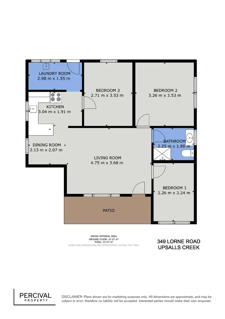 Floorplan of Homely rural property listing, 349 Lorne Road, Upsalls Creek NSW 2439