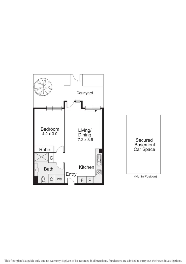 Floorplan of Homely apartment listing, 3/4 Seisman Place, Port Melbourne VIC 3207