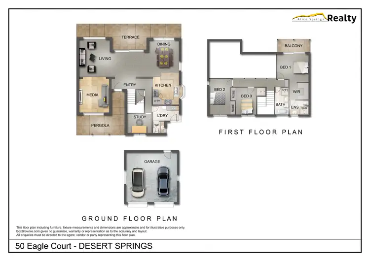 Floorplan of Homely house listing, 50 Eagle Court, Desert Springs NT 870