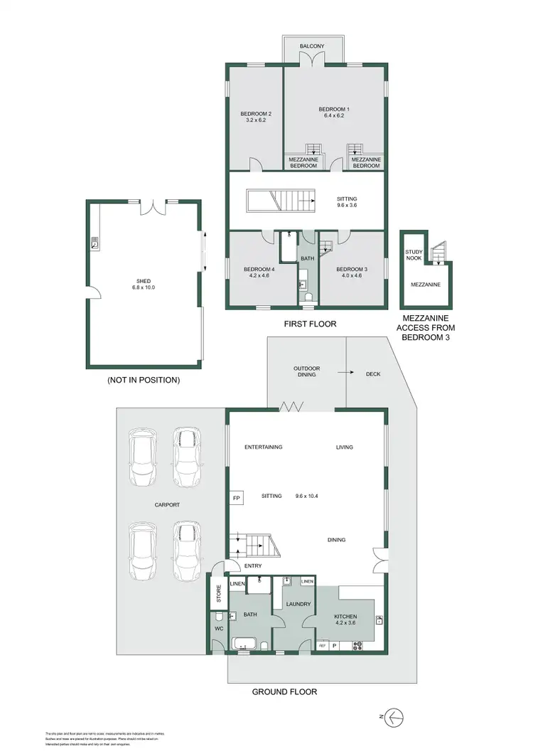 Floorplan of Homely rural property listing, 3444 Great North Road, Laguna NSW 2325