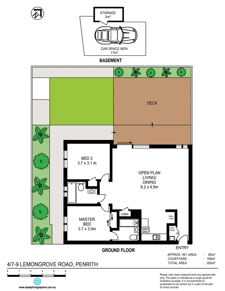 Floorplan of Homely unit listing, 4/7-9 Lemongrove Road, Penrith NSW 2750
