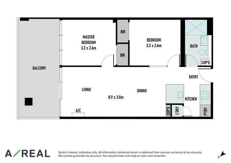 Floorplan of Homely apartment listing, 810/601 Little Collins Street, Melbourne VIC 3000