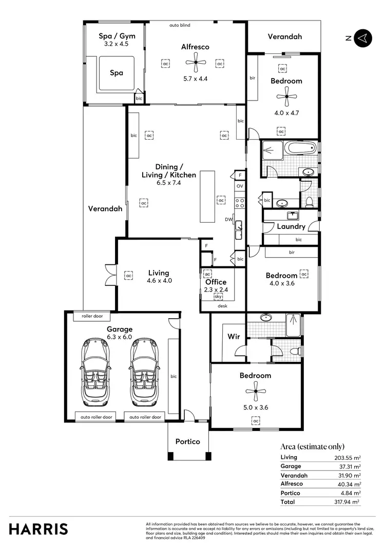 Floorplan of Homely house listing, 4 Burns Avenue, Hazelwood Park SA 5066