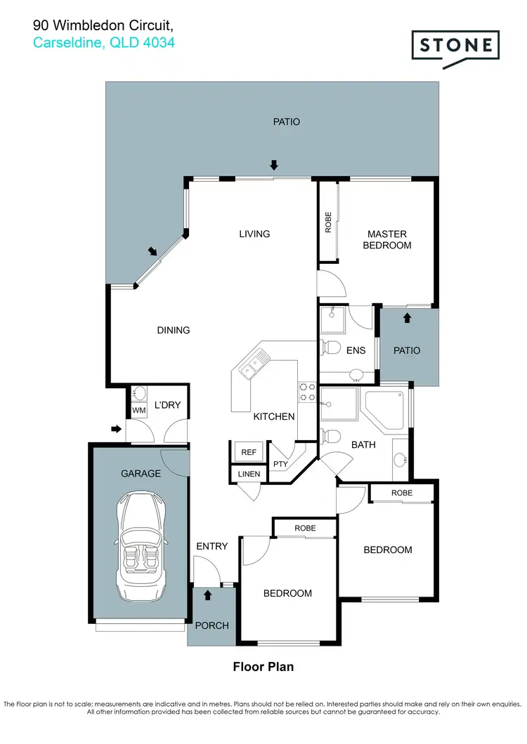 Floorplan of Homely house listing, 90 Wimbledon Circuit, Carseldine QLD 4034