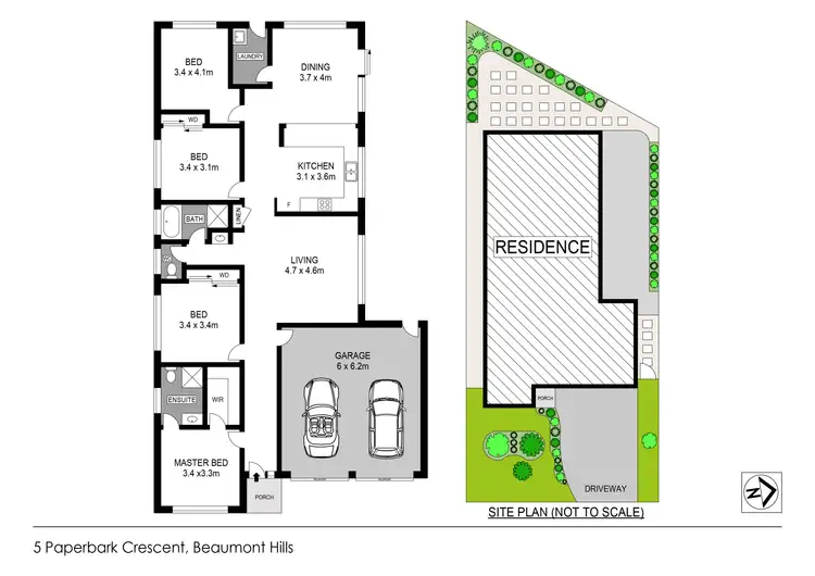 Floorplan of Homely house listing, 5 Paperbark Crescent, Beaumont Hills NSW 2155