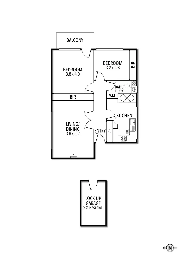 Floorplan of Homely apartment listing, 1/41 Park Street, South Yarra VIC 3141