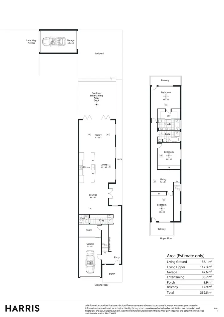 Floorplan of Homely house listing, 5a Wilson Court, Grange SA 5022