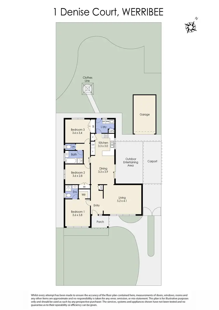 Floorplan of Homely house listing, 1 Denise Court, Werribee VIC 3030