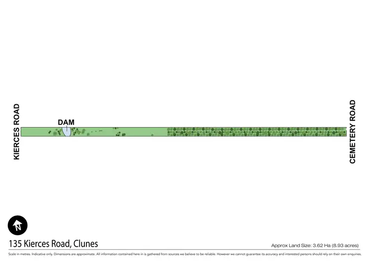 Floorplan of Homely land listing, CA26D/135 Kierces Road, Clunes VIC 3370