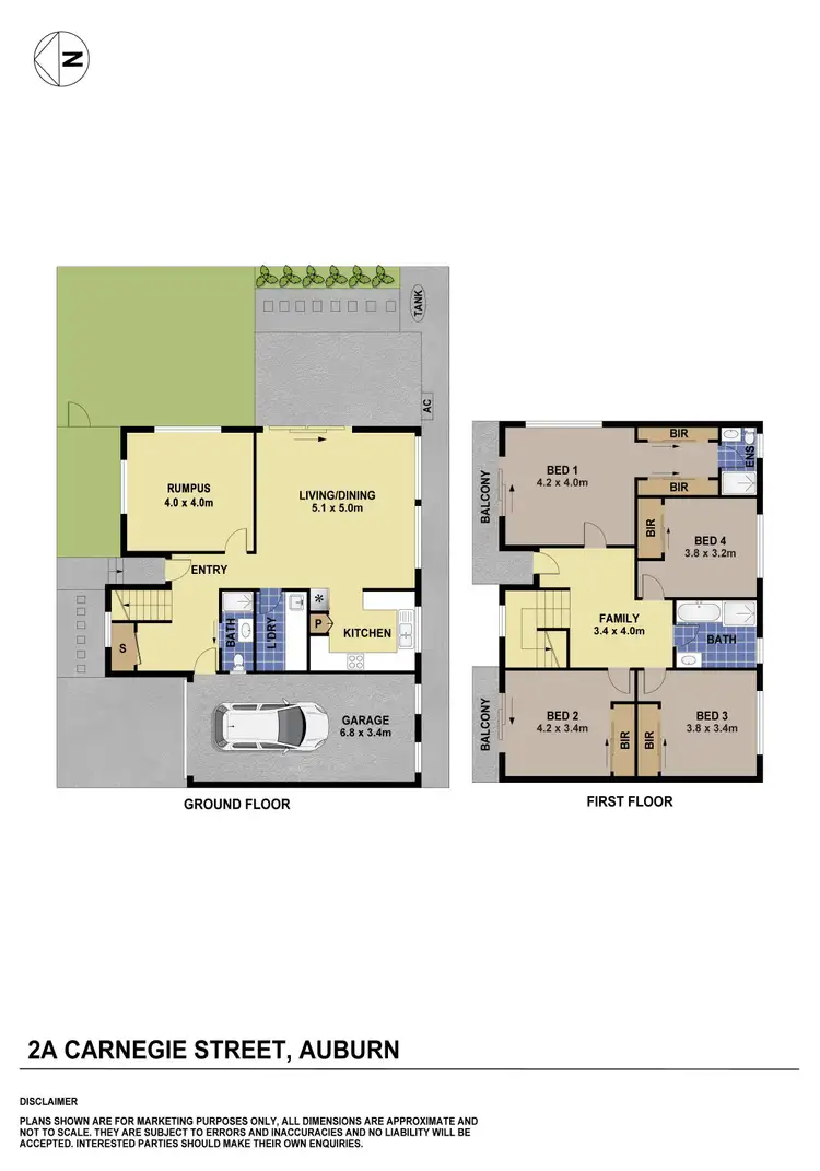 Floorplan of Homely house listing, 2a Carnegie Street, Auburn NSW 2144
