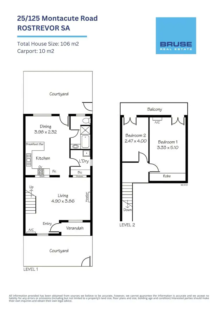 Floorplan of Homely house listing, 25/152 Montacute Road, Rostrevor SA 5073