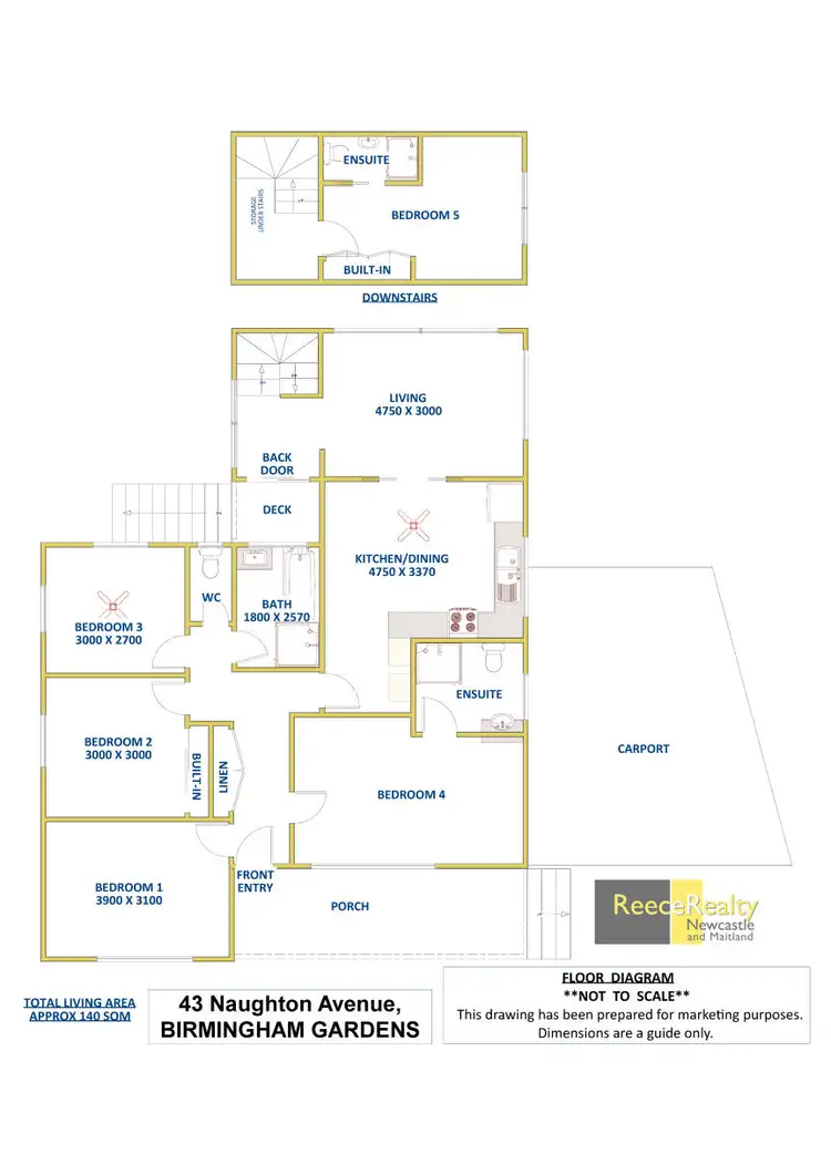 Floorplan of Homely house listing, 43 Naughton Avenue, Birmingham Gardens NSW 2287