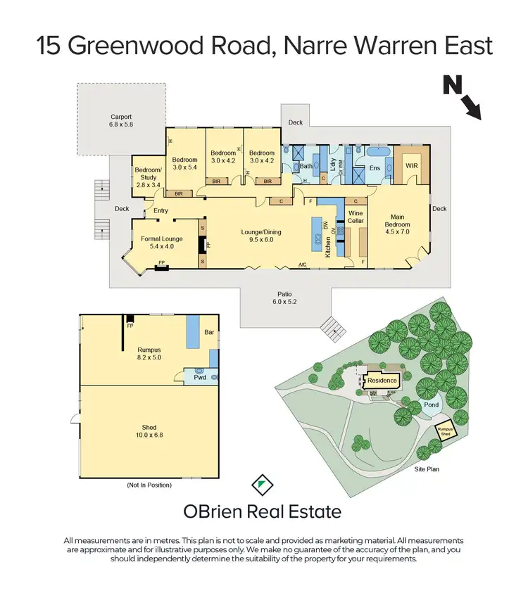 Floorplan of Homely rural property listing, 15 Greenwood Road, Narre Warren East VIC 3804